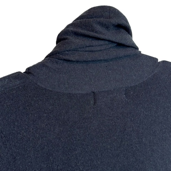 Anthropologie Laurie B. Black Cardigan Hidden Zipper Size Small - Picture 9 of 10
